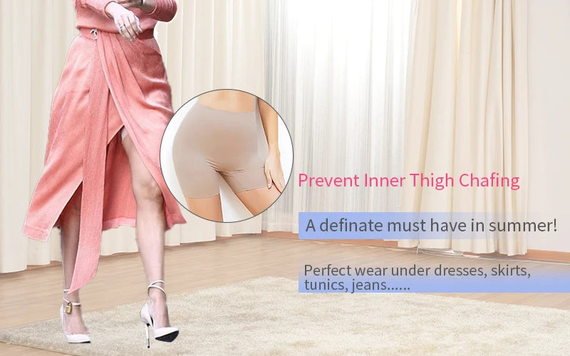 Thigh Slimmer Shapewear Panties for Women Slip Shorts High Waist Tummy Control Cincher Girdle Seamless Body Shaper