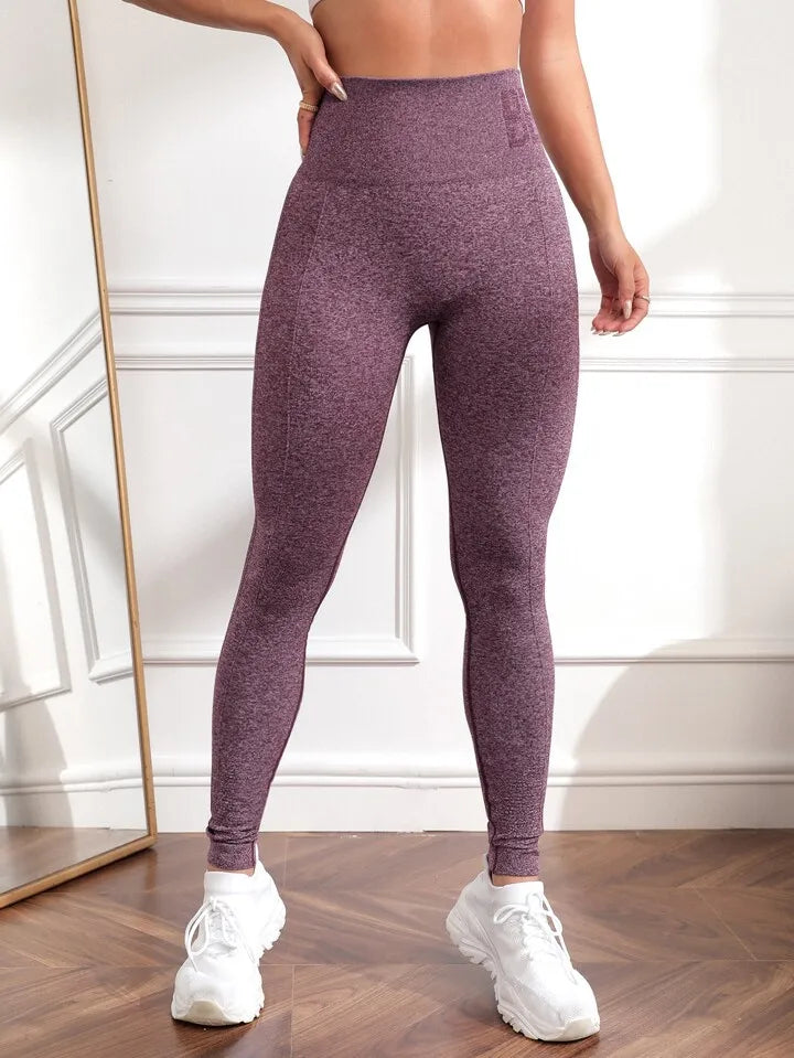 Newest Letter Honey Peach Hip Yoga Pants High Waist Lift Hip Tight Fitness Leggings  Seamless Training Sports Leggings for Women