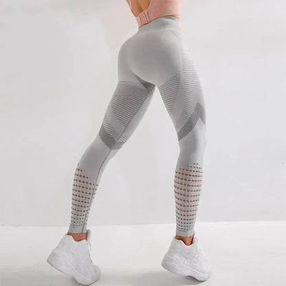 Women Fitness Leggings High Waist Seamless Leggings Sportswear Breathable Feamle Workout Legging