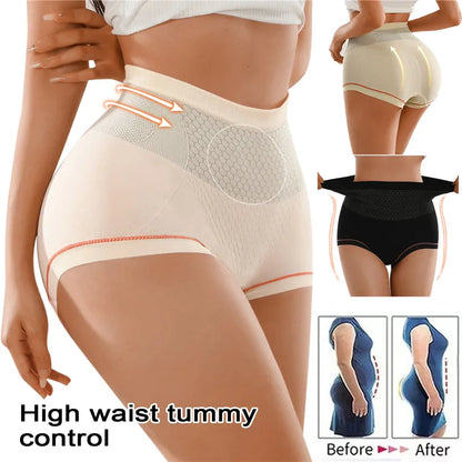 Women High Waist Shaping Panties Seamless Hip Lift Belly Briefs Tummy Control Panty Butt Lifter Shapewear Slim Panties Underwear