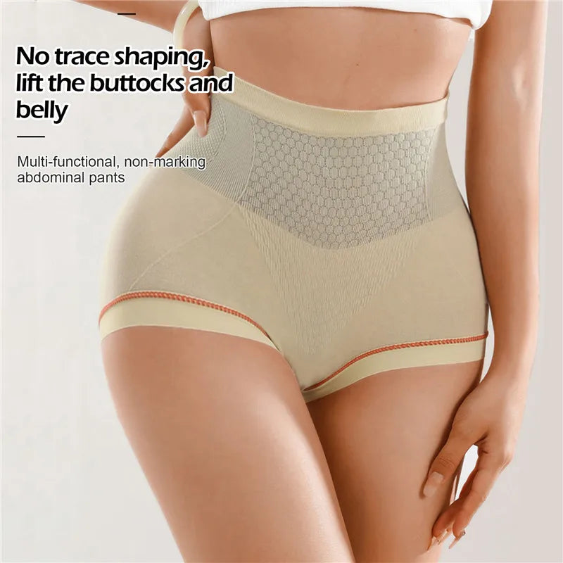 Women High Waist Shaping Panties Seamless Hip Lift Belly Briefs Tummy Control Panty Butt Lifter Shapewear Slim Panties Underwear