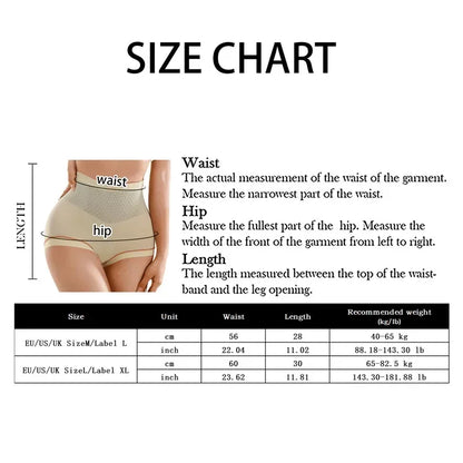 Women High Waist Shaping Panties Seamless Hip Lift Belly Briefs Tummy Control Panty Butt Lifter Shapewear Slim Panties Underwear