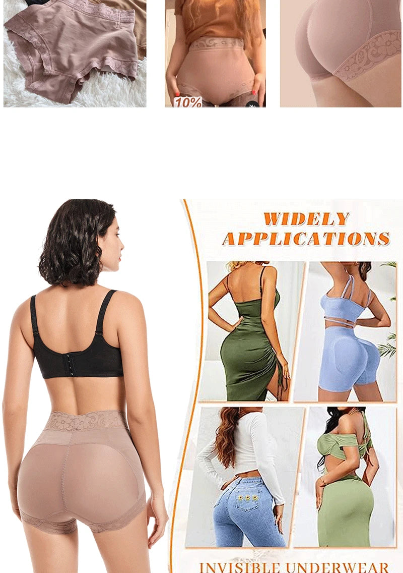 Reducing and Shaping Girdles for Women Hip Lifter Booty Tummy Control Shapewear Panties Buttocks and Hip Fillings