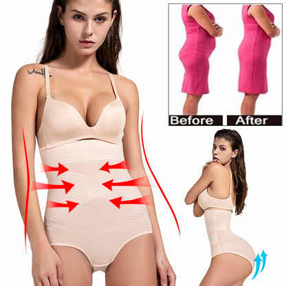 Tummy Control Slimming Shapewear Panties for Women High Waist Cincher Butt Lifter Shaping Underwear Body Shaper Girdle Panty