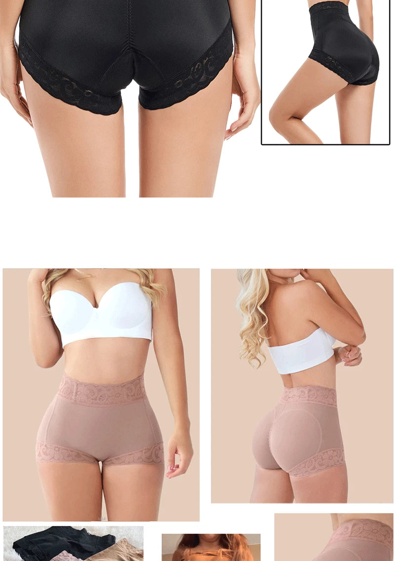 Reducing and Shaping Girdles for Women Hip Lifter Booty Tummy Control Shapewear Panties Buttocks and Hip Fillings