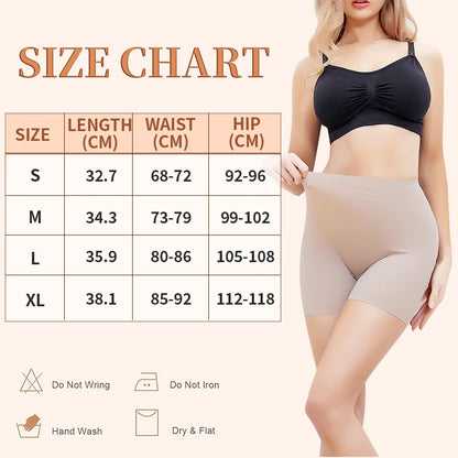 Thigh Slimmer Shapewear Panties for Women Slip Shorts High Waist Tummy Control Cincher Girdle Seamless Body Shaper